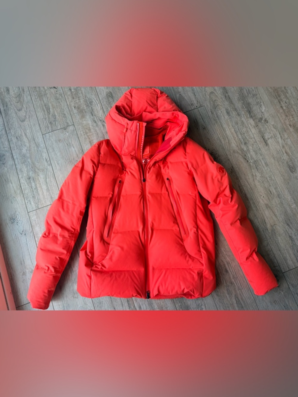 Descente AllTerrain Mizusawa Down Mountaineer Parka Jacket Burnt Red Large